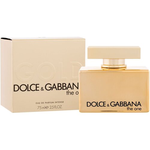 Dolce &amp;amp; Gabbana The One Gold Intense parfumska voda 75 ml po&amp;scaron;kodovana &amp;scaron;katla za ženske Slike