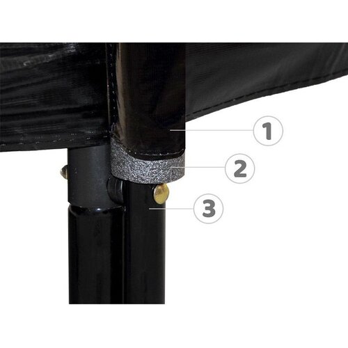 SKYFLYER vrtni trampolin crni - 304 cm Slike