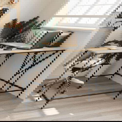 vidaXL Radni stol boja hrasta sonome 149x149x75 cm konstruirano drvo Cijene