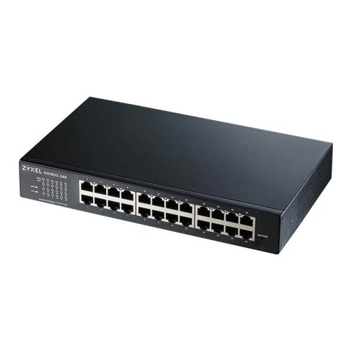 Zyxel GS1900-24E v3, 24-portni GbE L2 Smart switch (omrežni preklopnik), namizni, brez ventilatorja Cene