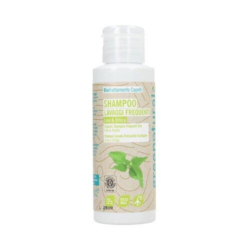 Greenatural &amp;Scaron;ampon z lanovim oljem in koprivo - 100 ml Slike