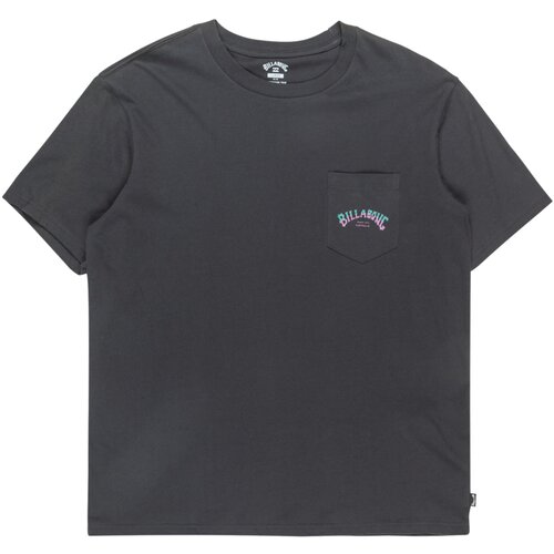 Billabong Majice s kratkimi rokavi Stacked Arch Tee Črna Slike
