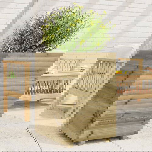 vidaXL Vrtna sadilica 50x50x72 cm od impregnirane borovine Cene