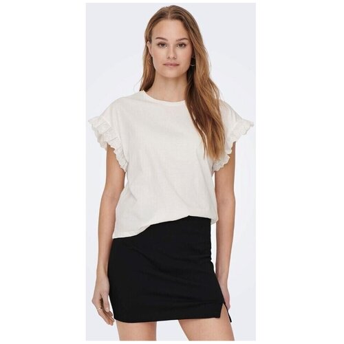Only Majice & Polo majice 15255618 LIRIS Bela Cene