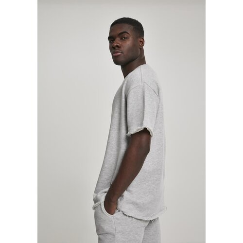 UC Men Terry T-shirt with herringbone light gray Slike