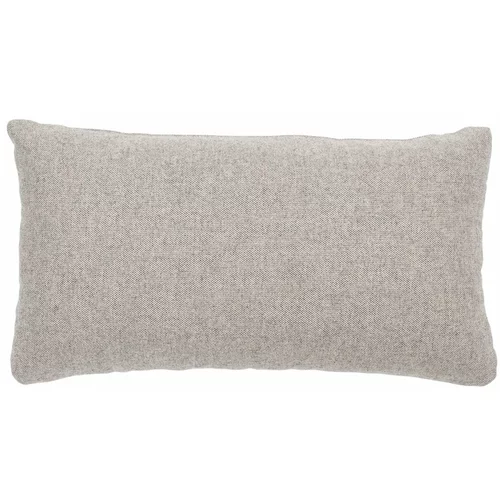 Gazzda Svijetlo sivi jastuk za modularnu sofu s navlakom od mješavine vune i lana Hugg -