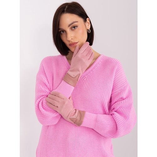 Wool Fashion Italia Gloves-AT-RK-239507.94P-light pink Cijene