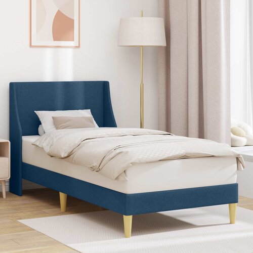  Krevetna konstrukcija Jednobojno Plava 100 x 200 cm tkanina Cijene