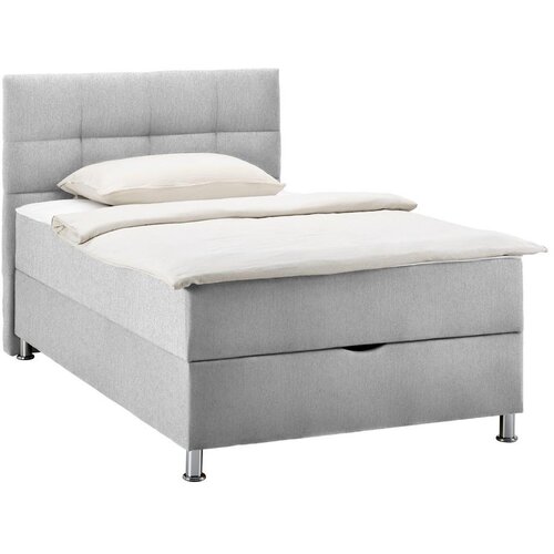 Mömax Postelja Boxspring Oviedo, Svetlo Siva, 140x200 Cene
