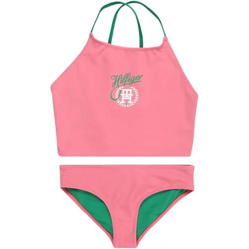 Tommy Hilfiger Bikini zelena / ružičasta / bijela