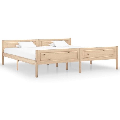  Za krevet od masivne borovine 200 x 200 cm Slike