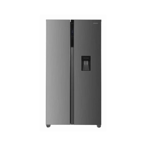 Heinner SBS frižider HSBS-H439NFXWDE++ 439l/NoFrost/90x177/inverter/Inox Slike