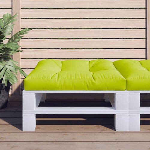 vidaXL Blazina za kavč iz palet svetlo zelena 70x70x12 cm Cene