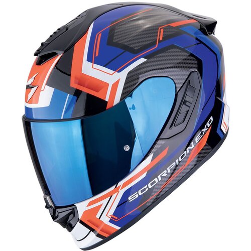 Scorpion kaciga Exo-1400 evo ii air linart black-blue-red Slike