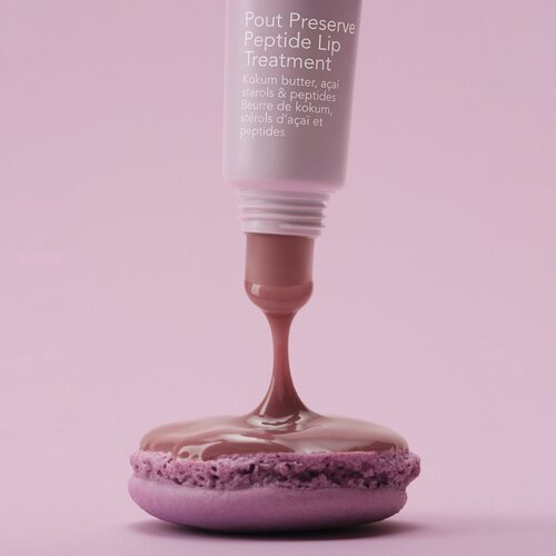OLEHENRIKSEN Pout Preserve Peptide Lip Treatment vlažilni sijaj za ustnice odtenek Sweet Macaron 12 ml Slike