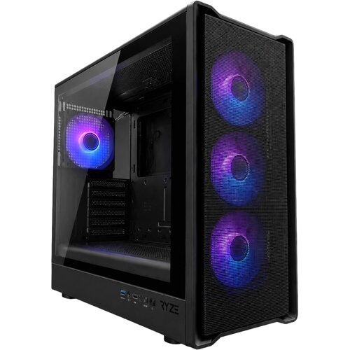 Ryze CHALLENGER CH500 Mesh 4F 4xARGB Fan ATX, Black Cijene
