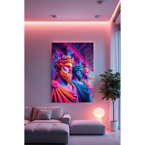 Wallity slika Hhlneon0015, 60x90 cm Cene