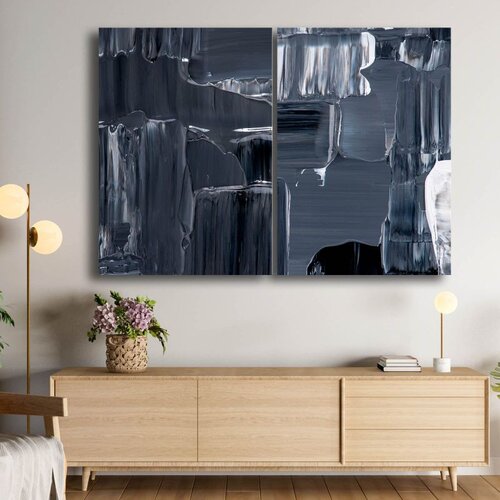 WALLXPERT 2P70100C014 Multicolor Decorative Canvas Painting (2 Pieces) Cene