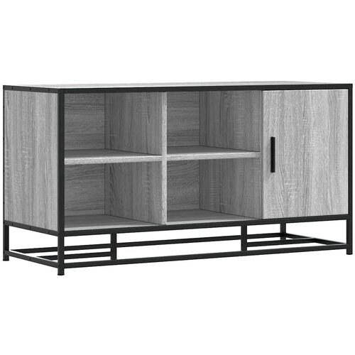 Maison Chic Klop za čevlje - Sedež za čevlje siva sonoma 100x40x53,5 cm inž. les in kovina, (21778329) Slike