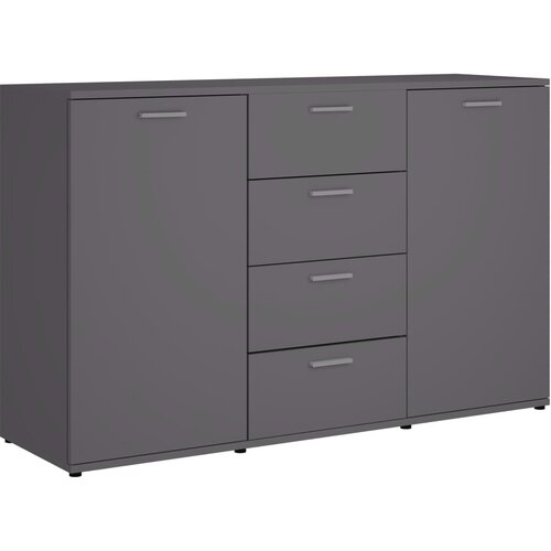Maison Chic Komoda - Predalnik siva 120x35,5x75 cm iverna plo&amp;scaron;ča, (21715975) Slike