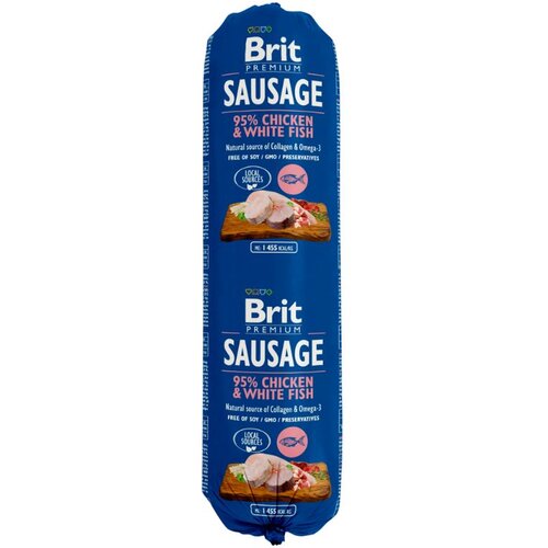 Brit kobasica za pse s piletinom i bijelom ribom 800 g Cijene