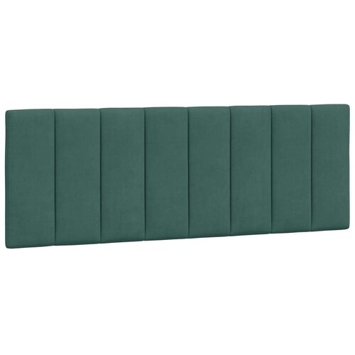  Okvir za krevet s uzglavljem tamnozeleni 140x200 cm bar&amp;scaron;unasti Slike