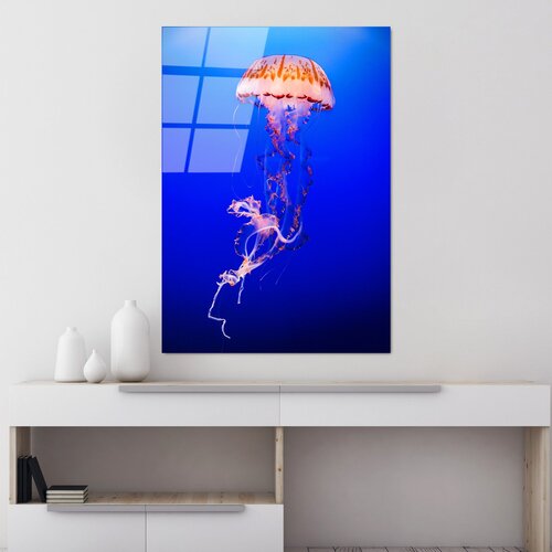 Wallity UV-154 70 x 100 Multicolor Decorative Tempered Glass Painting Cene
