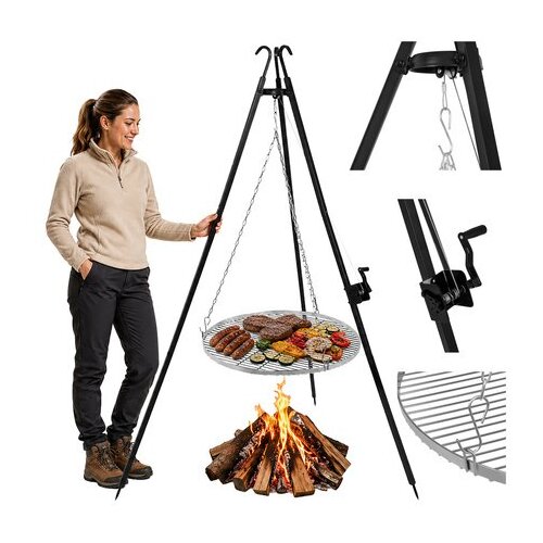 Kaminer vrtni tripod ro&scaron;tilj s inox re&scaron;etkom 70 cm Cene