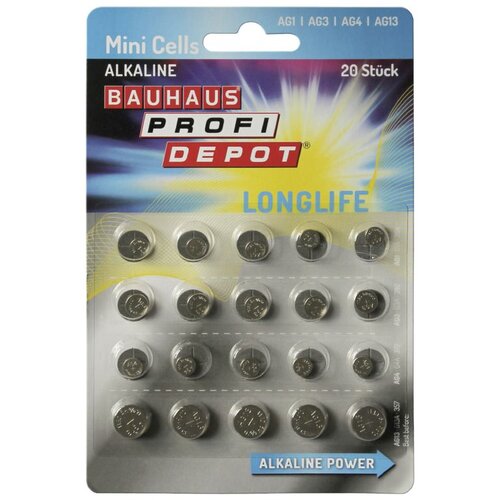 BAUHAUS Plosnata baterija (20 Kom.) Cijene