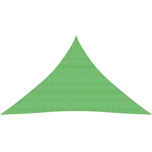 vidaXL Senčno jadro 160 g/m² svetlo zeleno 5x5x6 m HDPE Cene