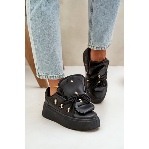 PM1 Women's Sneakers On Platform Black Dolistana Cene