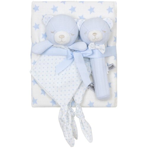 Jungle dekica celoletna medvedek set blue Cene