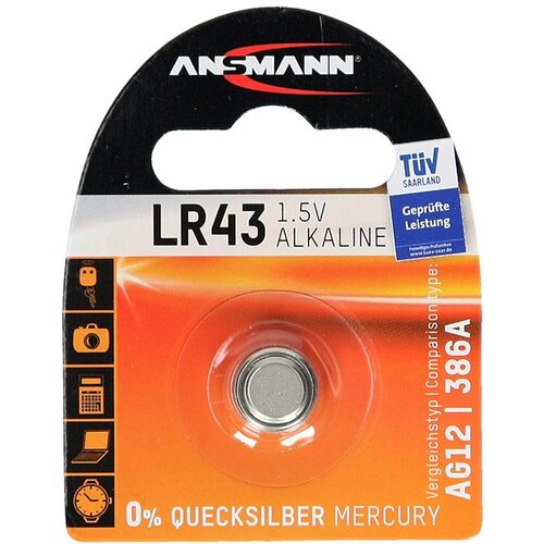  AN Bat LR43 1.5V 1/1 Alkalna Slike