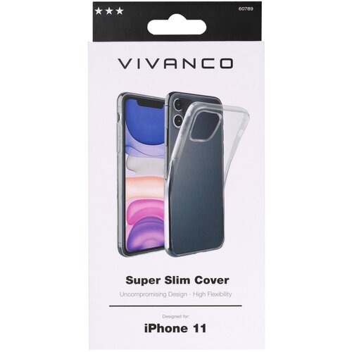 Vivanco super slim iphone 11 transparent 60789 iph 11 super slim, transparent Slike