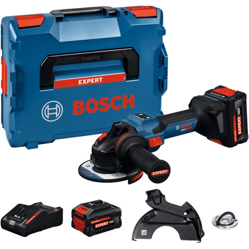 Bosch expert akumulatorska ugaona brusilica EXWS18V-15S, 2X8.0Ah baterija + punjač + l-boxx Cene