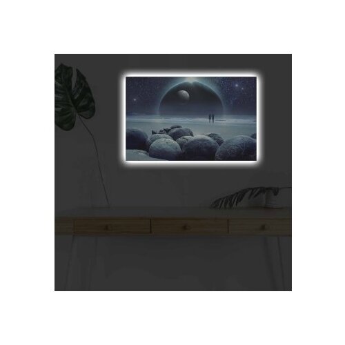 Wallity Slika na platnu sa LED osvetljenjem 45x70cm Cene