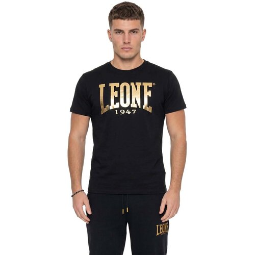 Leone 1947 Majice & Polo majice Man T-Shirt Short Sleeves Gold Črna Cene