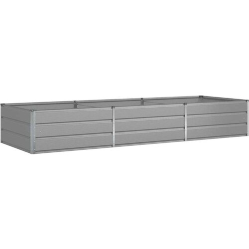  Sadilica Svijetlo siva 195 x 100 x 45 cm Cinkani čelik Slike