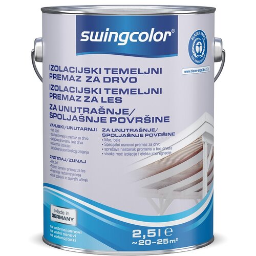 SWINGCOLOR Temeljni izolacijski premaz za les (barva: bela; 2,5 l) Cene