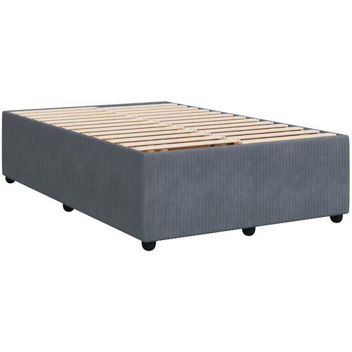  Boxspring krevet s madracem Tamnosiva 120 x 200 cm Bar&amp;scaron;un Slike