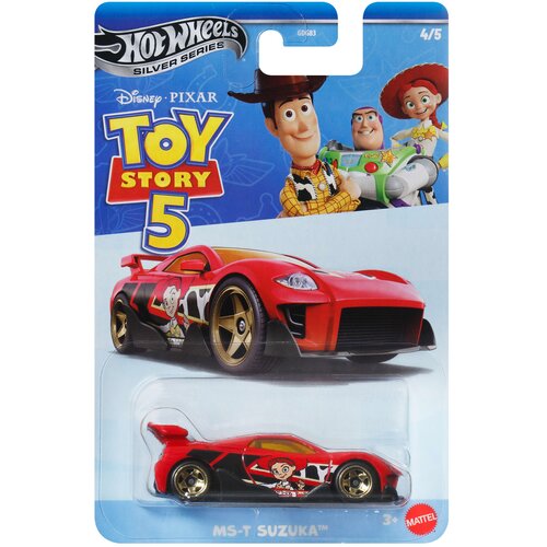 Mattel Hot Wheels Srebrna serija: Toy Story 5 MS-T Suzuka mali autić 1/64 - Slike