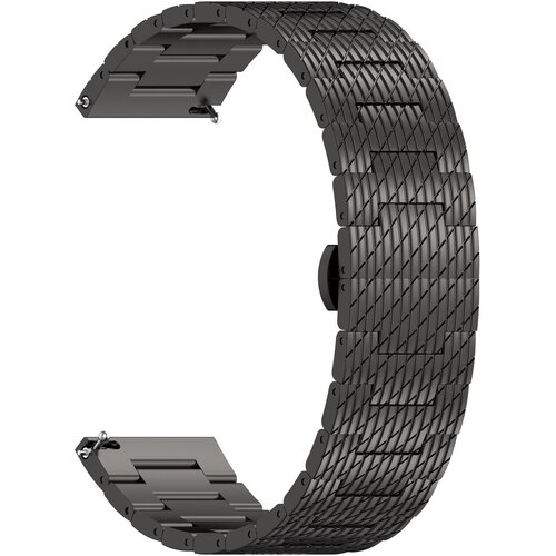 INF teksturiran pas za uro iz nerjavečega jekla black m, (22102777) Cene