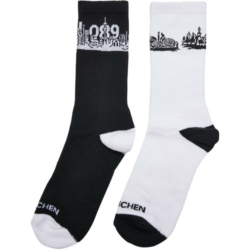 MT Accessoires Major City 089 Socks 2-Pack black/white Slike