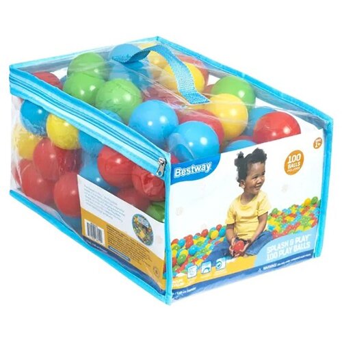  Šarene plastične loptice 100kom Splash & Play Bestway 52648 Cene