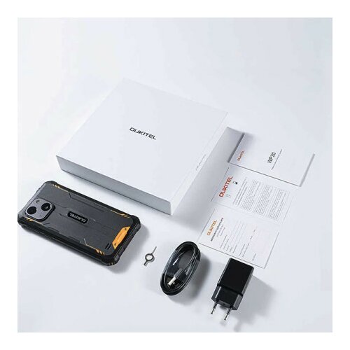 Oukitel WP20 pro black orange rugged 4GB/64GB/6300mAh/Android12 mobilni telefon ( WP20 pro black orange ) Slike