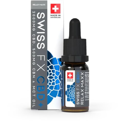 Swiss FX CBD olje RELAX MAXX - 10 ml Cene