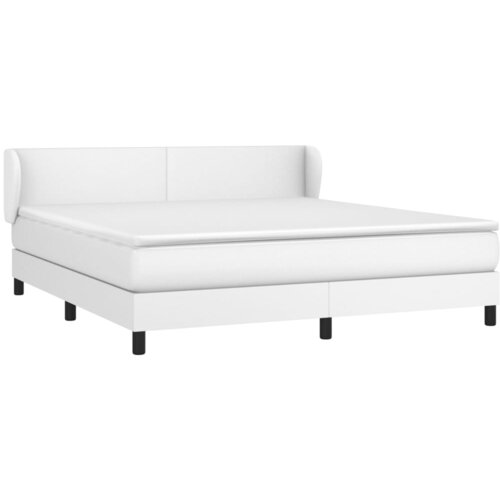 Maison Chic Box spring postelja - Vzmetna postelja z vzmetnico bela 180x200 cm umetno usnje SL2065, (21909535) Cene