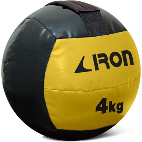 Iron wall ball , lopta za bacanje 4kg (sa ručkama) , proizvođač sport Slike