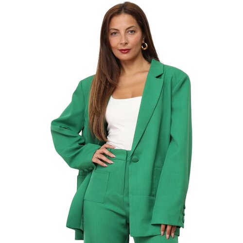 La Modeuse Jakne & Blazerji 72462_P170152 Zelena Cene
