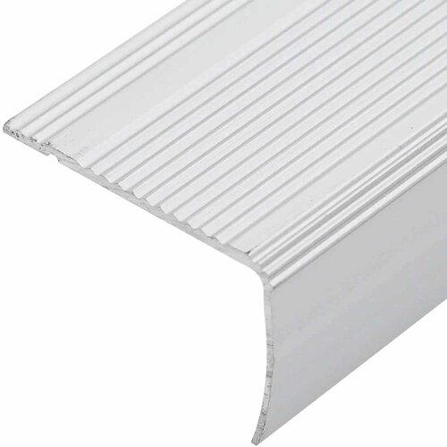  Profili za rubove stepenica 10 pcs Srebrno 67 x 3.5 x 3 cm Slike